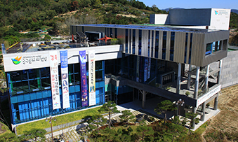 하늘에서 본 중구문화의전당 전체모습