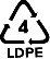 재질분류마크 - 4.LDPE
