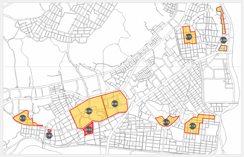 정비예정구역도