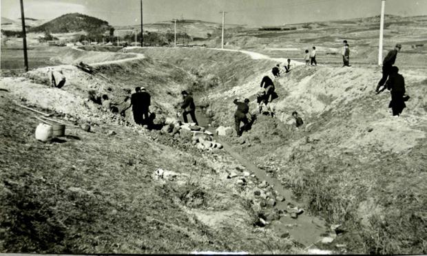 약사동 새마을 사업 교량 공사(1970)