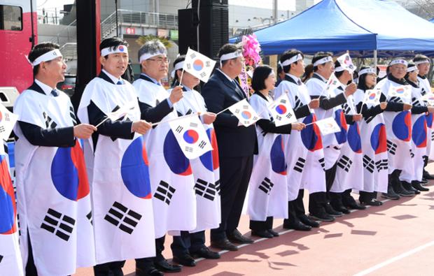 병영3.1만세운동 100주년 기념 축구대회 기념식