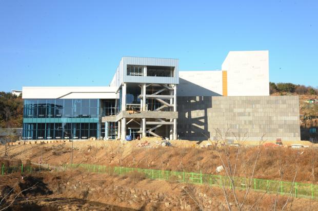 중구문화전당 완공전 전경모습