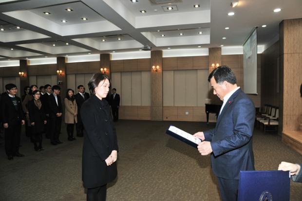 2016년도 상반기 정기인사 6급이하 임용장 교부 4