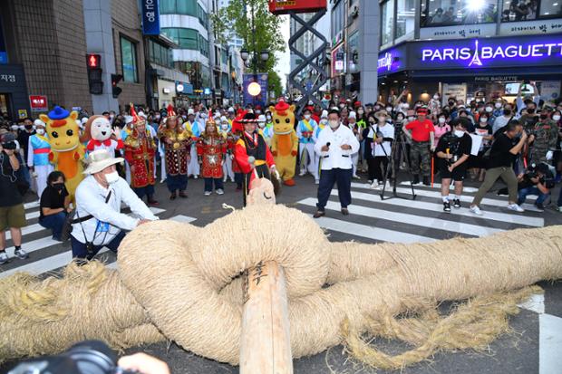 2022년 울산마두희 축제 둘째날(큰줄당기기) 29