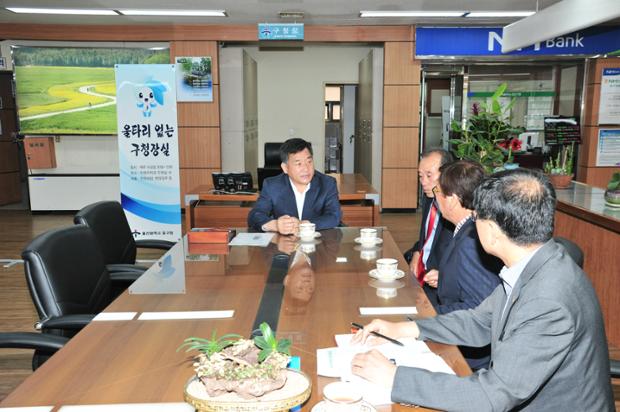 신임 월남전 참전자회장 내방(울타리없는 구청장실)