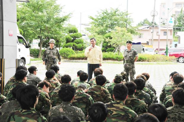 을지연습 예비군동대 예비군격려(약사,우정,태화)
