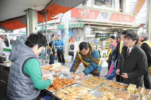 설명절 전통시장 방문(곽남시장,병영,서동)