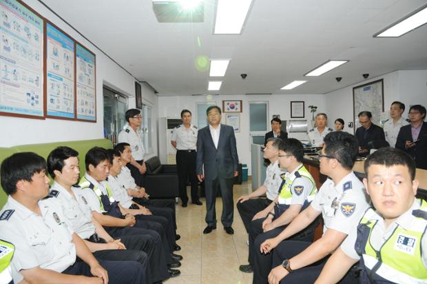 병영지구대방문 직원격려 및 합동순찰