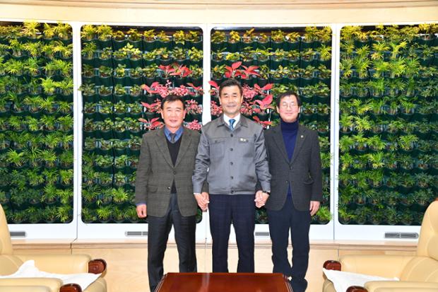 학성동 주민자치회 임원진 내방
