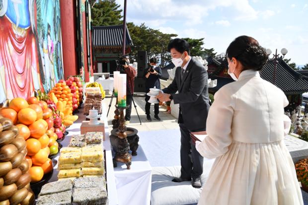 백양사 함월산 산신 다례재 개최