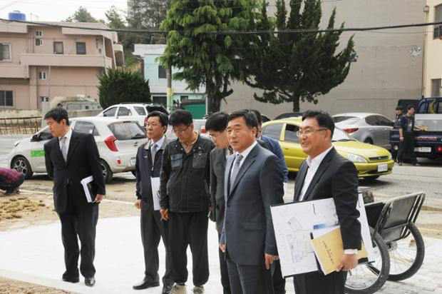 약사동주민센터 입주전 구청장님 현장점검