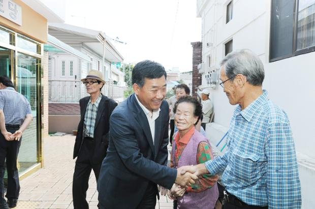 우정경로식당 방문