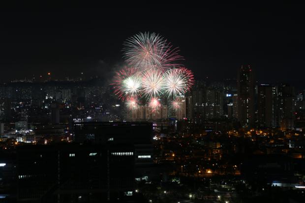 마두희축제불꽃놀이