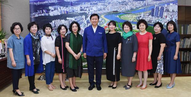 함월실버합창단방문