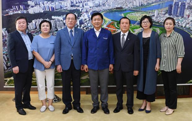 재향군인회임원방문