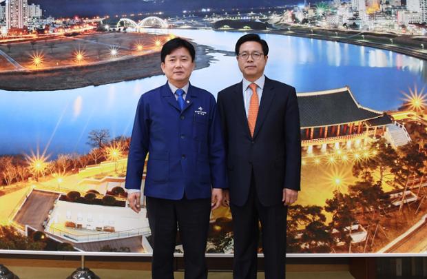 중울산농협조합장내방