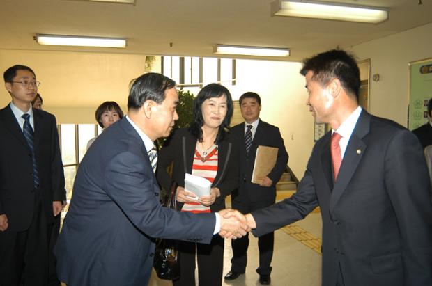 중국 연대시 지부구 대표단 중구의회 공식방문