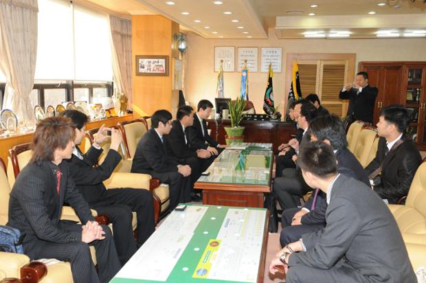 일본스즈카JC, 중울산JC 중구청 방문