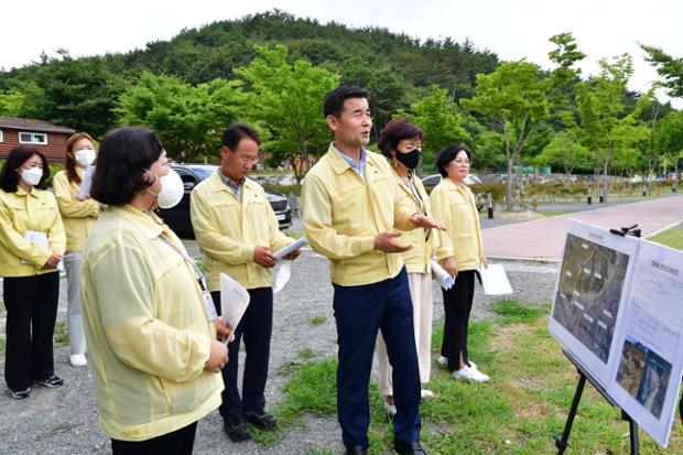 장마철대비 인명피해우려지역 현장점검(태화저수지-다운지구-척과천)
