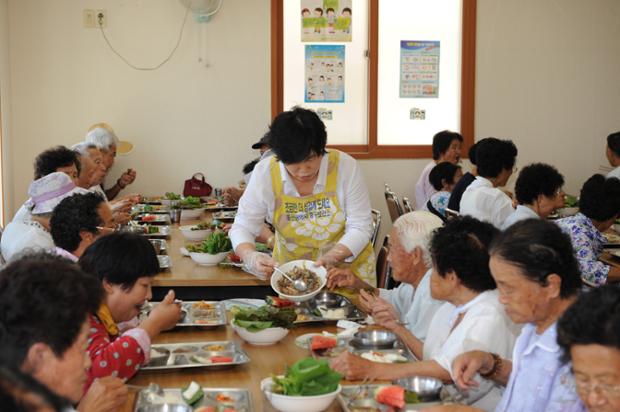 취임100일무료급식봉사자원봉사자격려