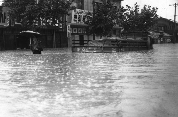 성남동 주변시가지 침수