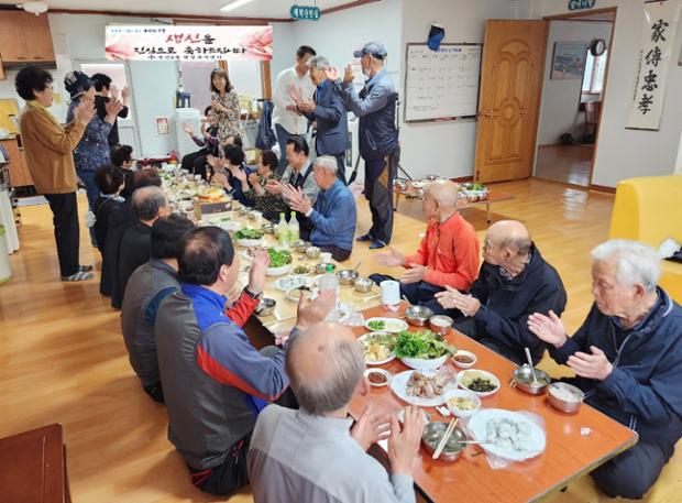 복산2동, 신복산경로당 어르신 생신잔치