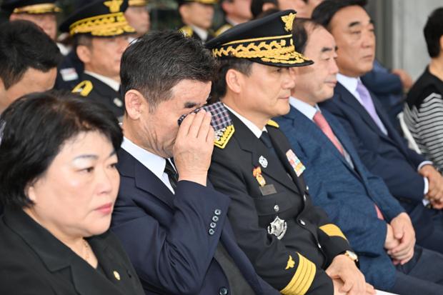 소방관 노명래길 명예도로 지정 기념