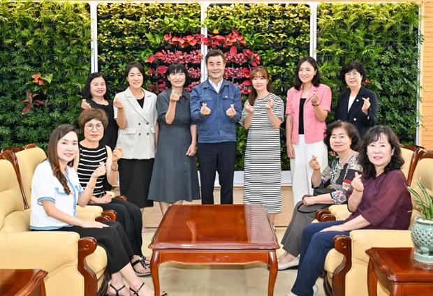 민간어린이집 연합회 내방