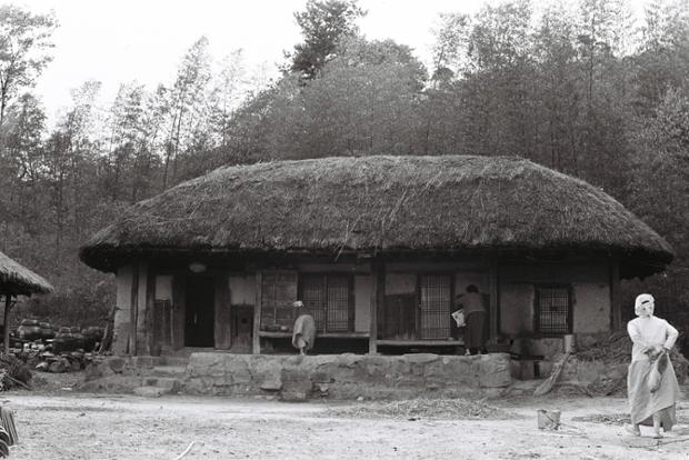 병영 산전마을 초가