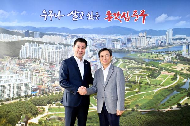 신임 LH울산사업단장 내방
