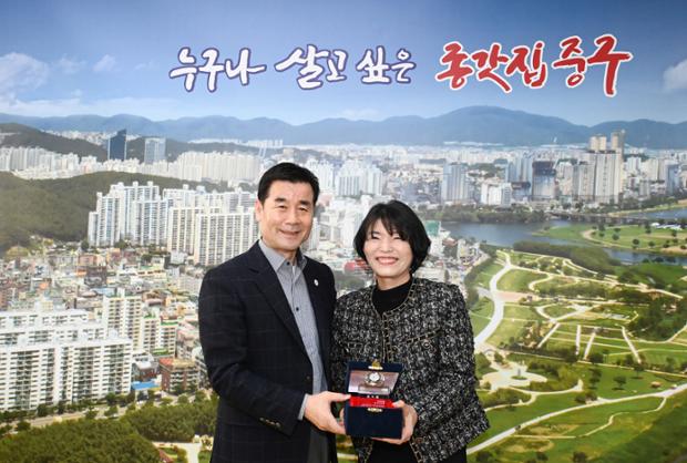 중구 민간 어린이집 연합회 임원진 내방