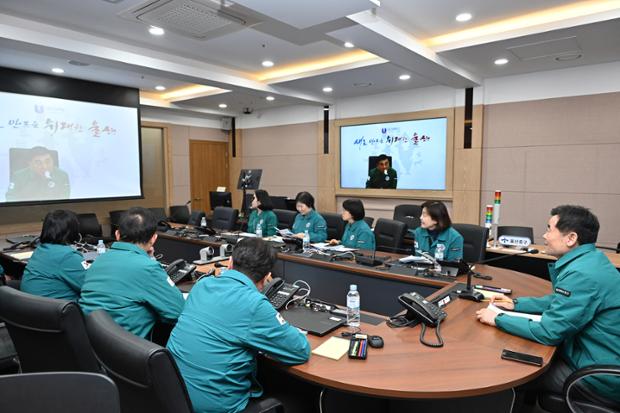 vip주재 의사 집단행동 중대본 영상회의