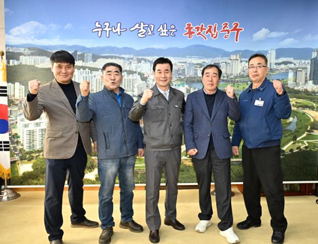 해병대 울산전우회 내방