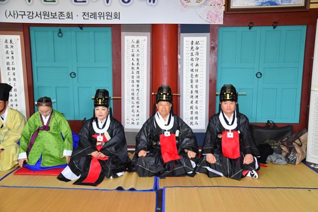 2024년 구강서원 춘기향례 봉행