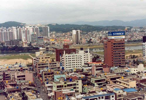 중구의어제와오늘-오늘의 태화교 모습(2000년)