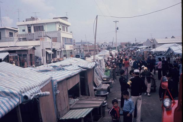 역전시장 주변 시가지전경