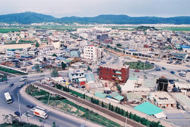 학성동 로터리 주변시가지전경
