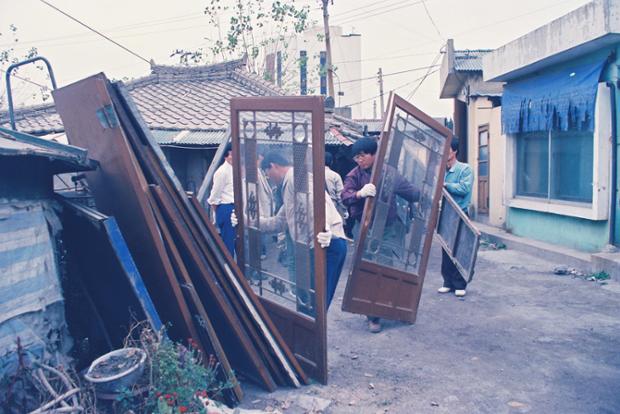번영로건설 주변 철거작업