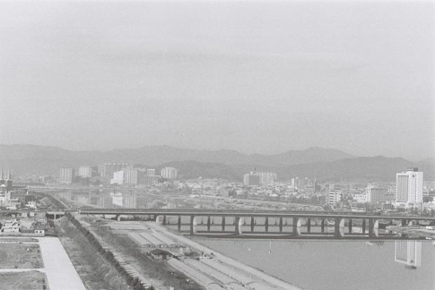 울산교 주변 시가지전경