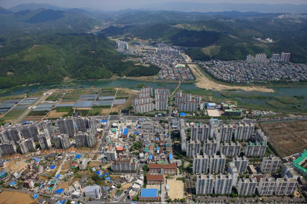 척과천주변시가지