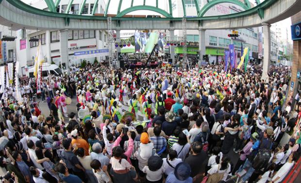 큰줄당기기 태화강마두희 경기장면