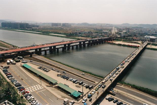 울산교 주변시가지전경