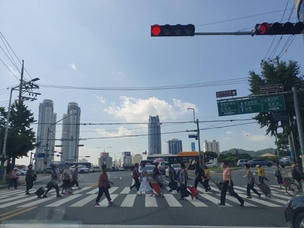태화교주변 횡단보도