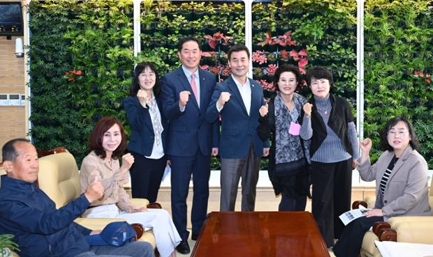 그린리더 중구협의회 임원진 내방