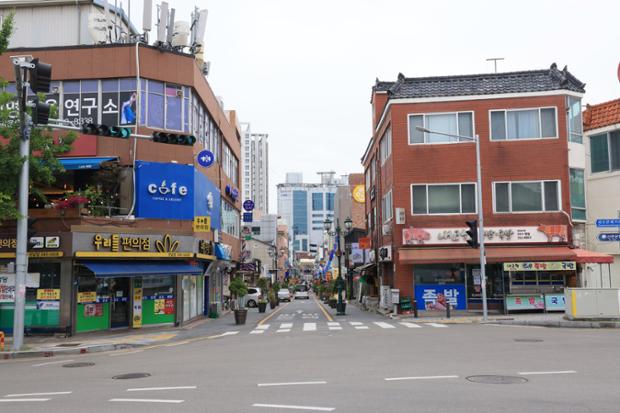 동헌앞 주변시가지전경