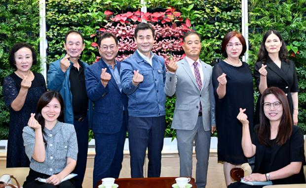 중구 새마을지회장 방문