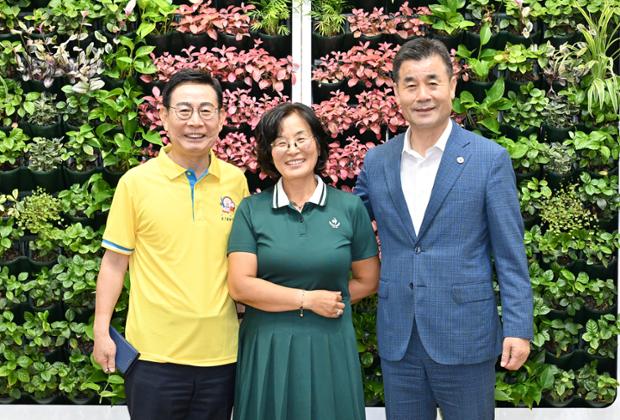 내방 청장님 직접전달