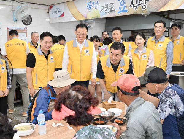 울산 나눔회 복날맞이 삼계탕봉사 행사