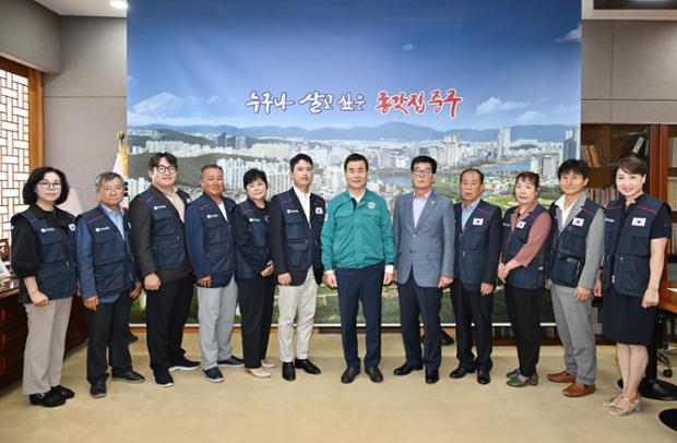 중구 자유총연맹 내방