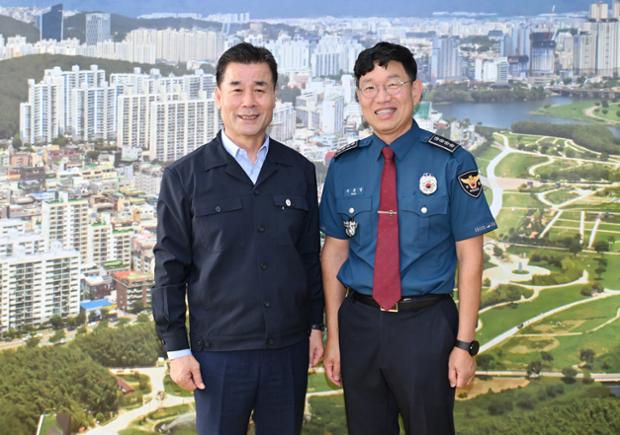 우문영 신임 중부경찰서장_내방